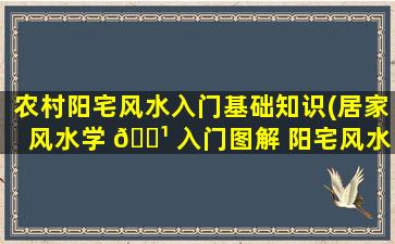 农村阳宅风水入门基础知识(居家风水学 🌹 入门图解 阳宅风水)